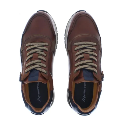 Ambitious Temple Heren Sneaker 6584 Cognac