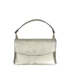 Carol J. Clutch Metalic Laminato Platino