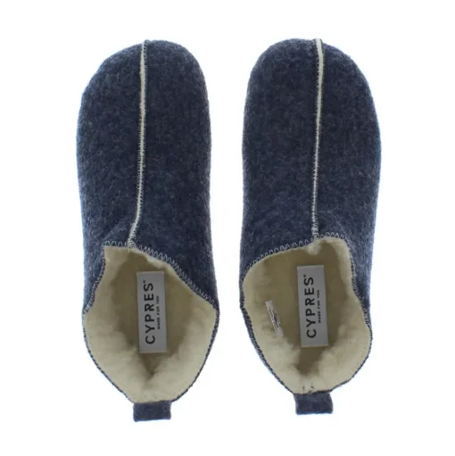 Cypres Jacqueline Dames Pantoffel Marine Blauw