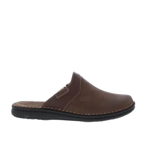 Cypres Loet Heren Pantoffel Bruin