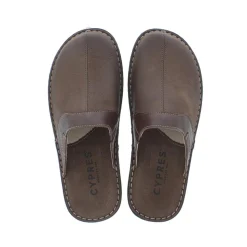 Cypres Loet Heren Pantoffel Bruin