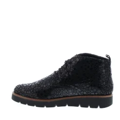 Cypres Lyncke Dames Veterschoen Black Capel