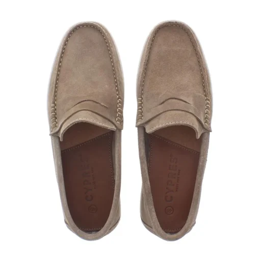 Cypres Olly Loafer Witte Zool Cognac