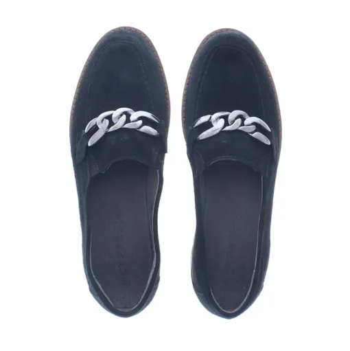 Cypres Paris Dames Loafer Black 1038