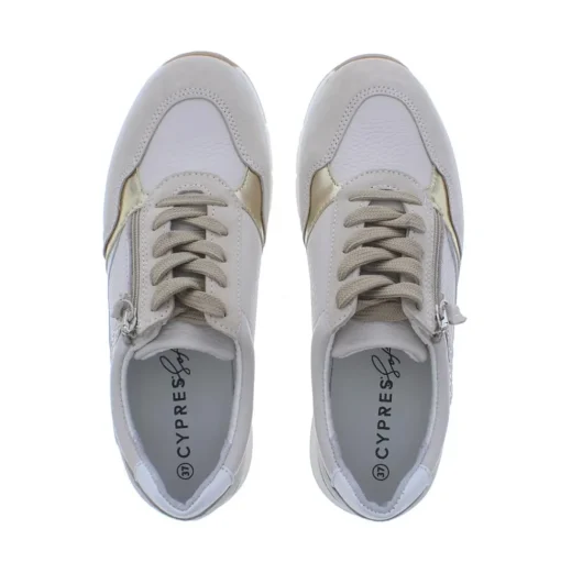 Cypres Soft Thirsa Combi Rits Cream Suede 1050