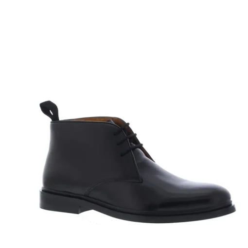 Daniel Kenneth Heren Veterboot Leer Black Crust