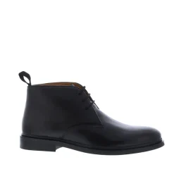 Daniel Kenneth Heren Veterboot Leer Black Crust