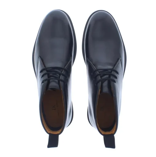 Daniel Kenneth Heren Veterboot Leer Black Crust