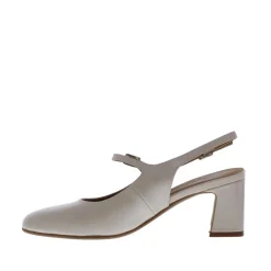 Di Lauro Adela Slingback Lak BT-03 Off WhitecPatent