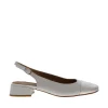 Di Lauro Adora Slingback Beige White