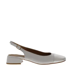 Di Lauro Adora Slingback Beige White