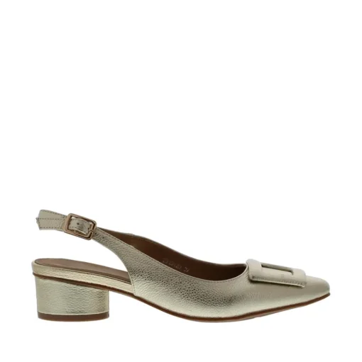 Di Lauro Affia-1 Slingback Gesp YJ-28 Gold Metal