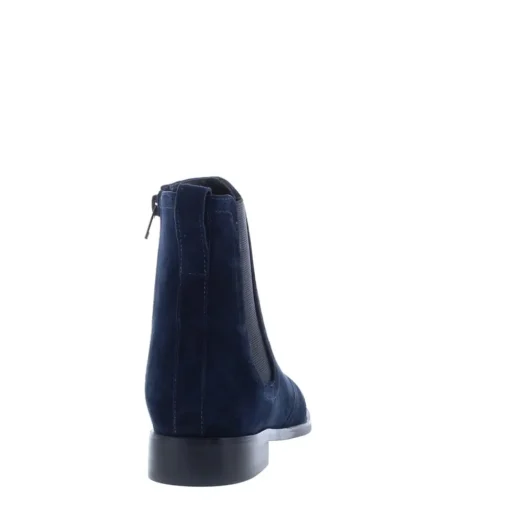 Di Lauro Chelsea Brogues Boot Dark Blu Suede