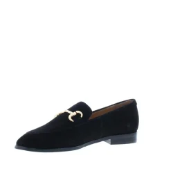 Di Lauro Laure Dames Mocassin Black Suède