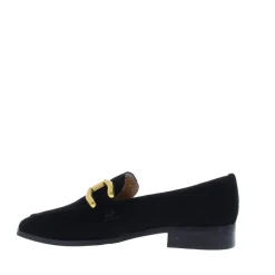 Di Lauro Loafer Carre Bit Suede Black Sheep Suede