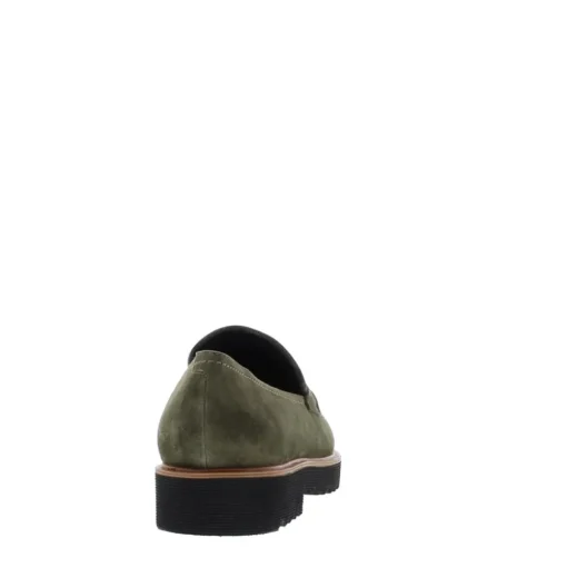 Di Lauro Parella Dames Loafer Khaki Suède