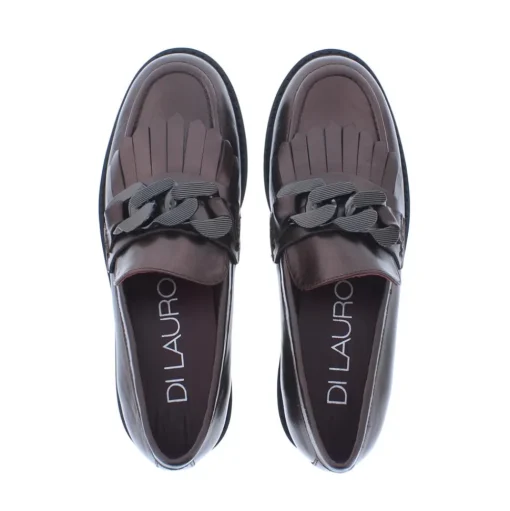 Di Lauro Parys Dameas Loafer Dk Brown