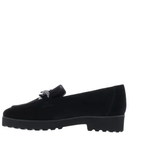 Di Lauro Praba Dames Loafer Black Sheep Suède