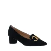 Di Lauro Pump met Bit Black Sheep Suede