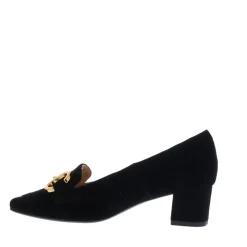 Di Lauro Pump met Bit Black Sheep Suede
