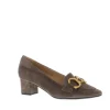 Di Lauro Pump met Bit Taupe Suede