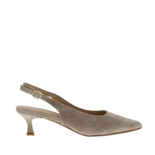 Di Lauro Rebecca Sling Back HD ML37 Taupe suede