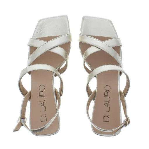Di Lauro Rozalia Dames Sandalet Luxor Platino