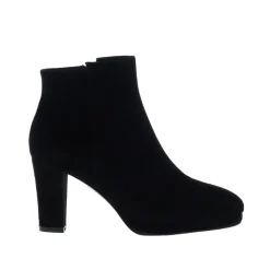 Di Lauro Umaima Suede Plateau Black Sheep Suede
