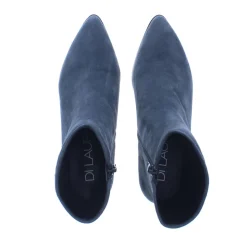 Di Lauro Vailet Suede Spits Dark Grey