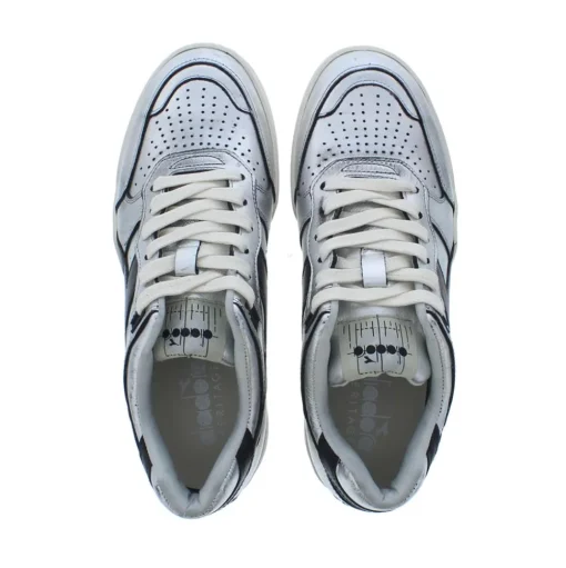 Diadora B560 Dames Sneaker C4702 Silver/Black