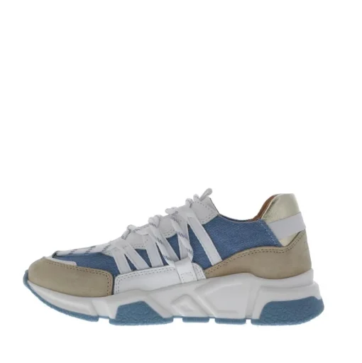 Dwrs Los Angeles 2 Dames Sneaker Denim Jeans White 3211