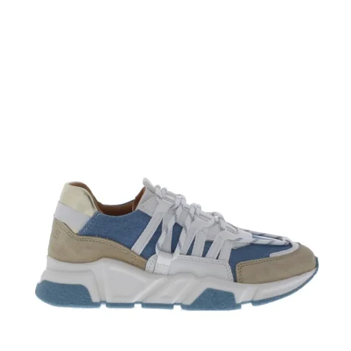 Dwrs Los Angeles 2 Dames Sneaker Denim Jeans White 3211
