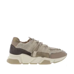 Dwrs Los Angeles Dames Sneaker Terry Taupe 8001