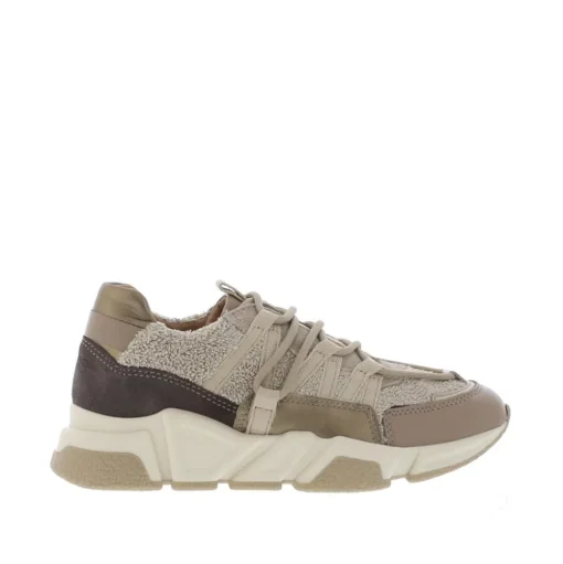 Dwrs Los Angeles Dames Sneaker Terry Taupe 8001