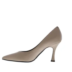 Evaluna Dames Pump Leer Nappa Caffe Latte