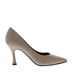 Evaluna Dames Pump Leer Nappa Caffe Latte