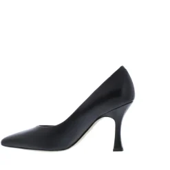 Evaluna Dames Pump Leer Zwart