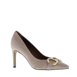 Evaluna Dames Pump Suede Beige
