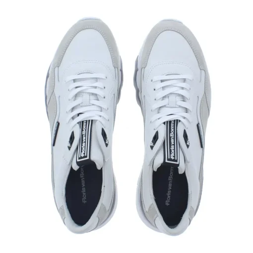 Floris van Bommel De Zager Heren Sneaker 60-01 White