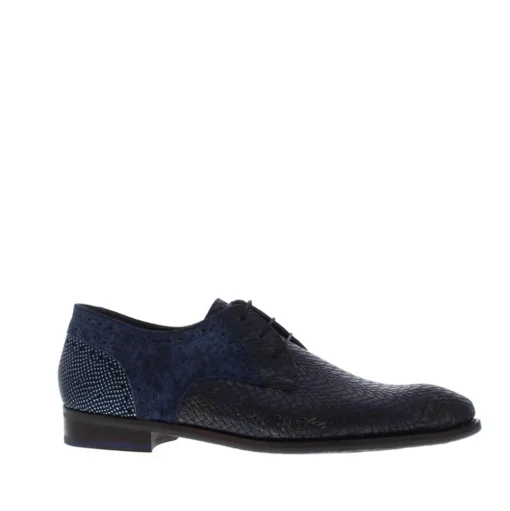 Floris van Bommel Derby Heren Veterschoen DarkBlue