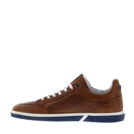 Floris van Bommel Terri Heren Sneaker Leer 23-01 Cognac