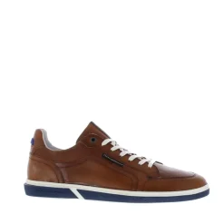 Floris van Bommel Terri Heren Sneaker Leer 23-01 Cognac