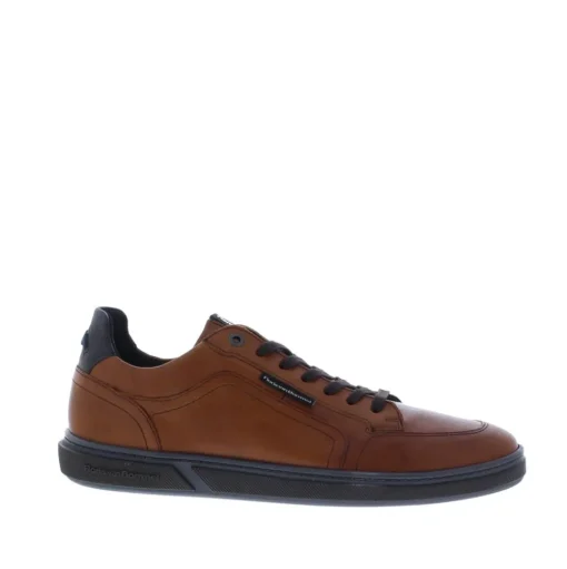 Floris van Bommel Terri Heren Sneaker Leer 23-03 Cognac