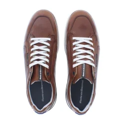 Floris van Bommel Terri Heren Sneaker Leer 23-01 Cognac