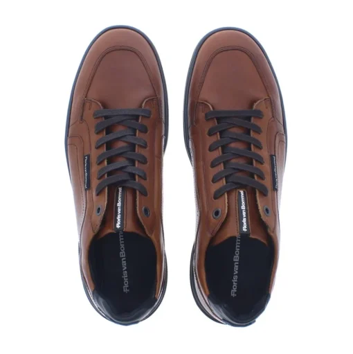 Floris van Bommel Terri Heren Sneaker Leer 23-03 Cognac