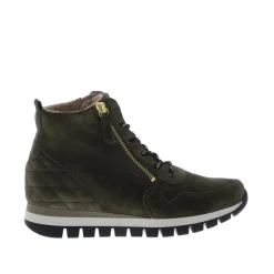 Gabor Dames Mid Sneaker Oliv