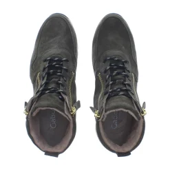 Gabor Dames Mid Sneaker Oliv