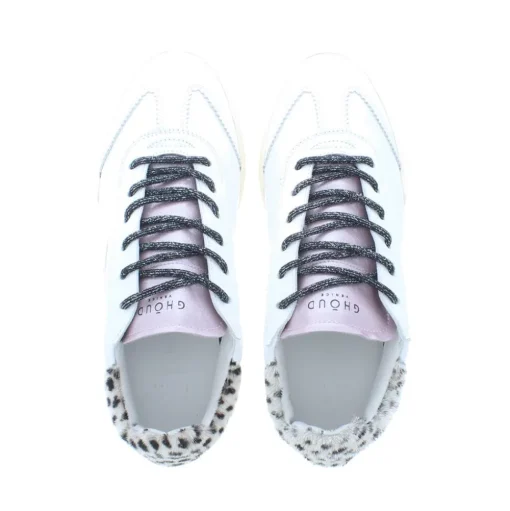 Ghoud LOB 01 Low Dames Sneaker White Pony