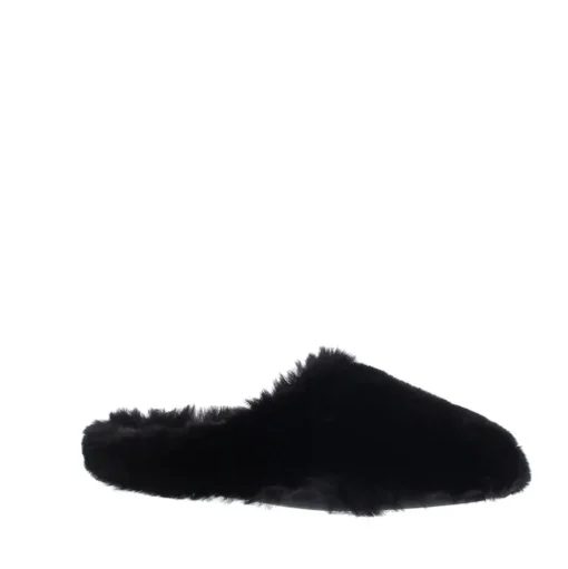 Gioia Fluff Slipper Black
