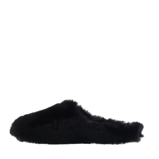 Gioia Fluff Slipper Black